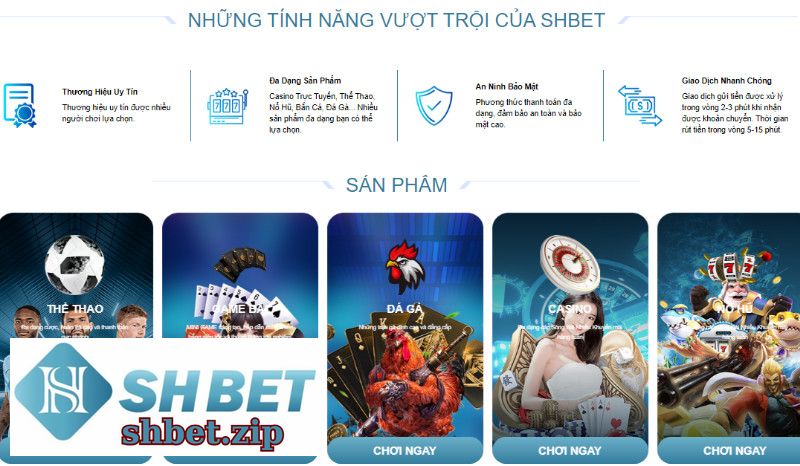Mọi nhu cầu giải trí của anh em đều dễ dàng tìm thấy tại SHBET